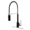 Gourmetier LS8777DL Concord Single-Handle Pre-Rinse Kitchen Faucet, Black/ Chrome LS8777DL - alternate 1